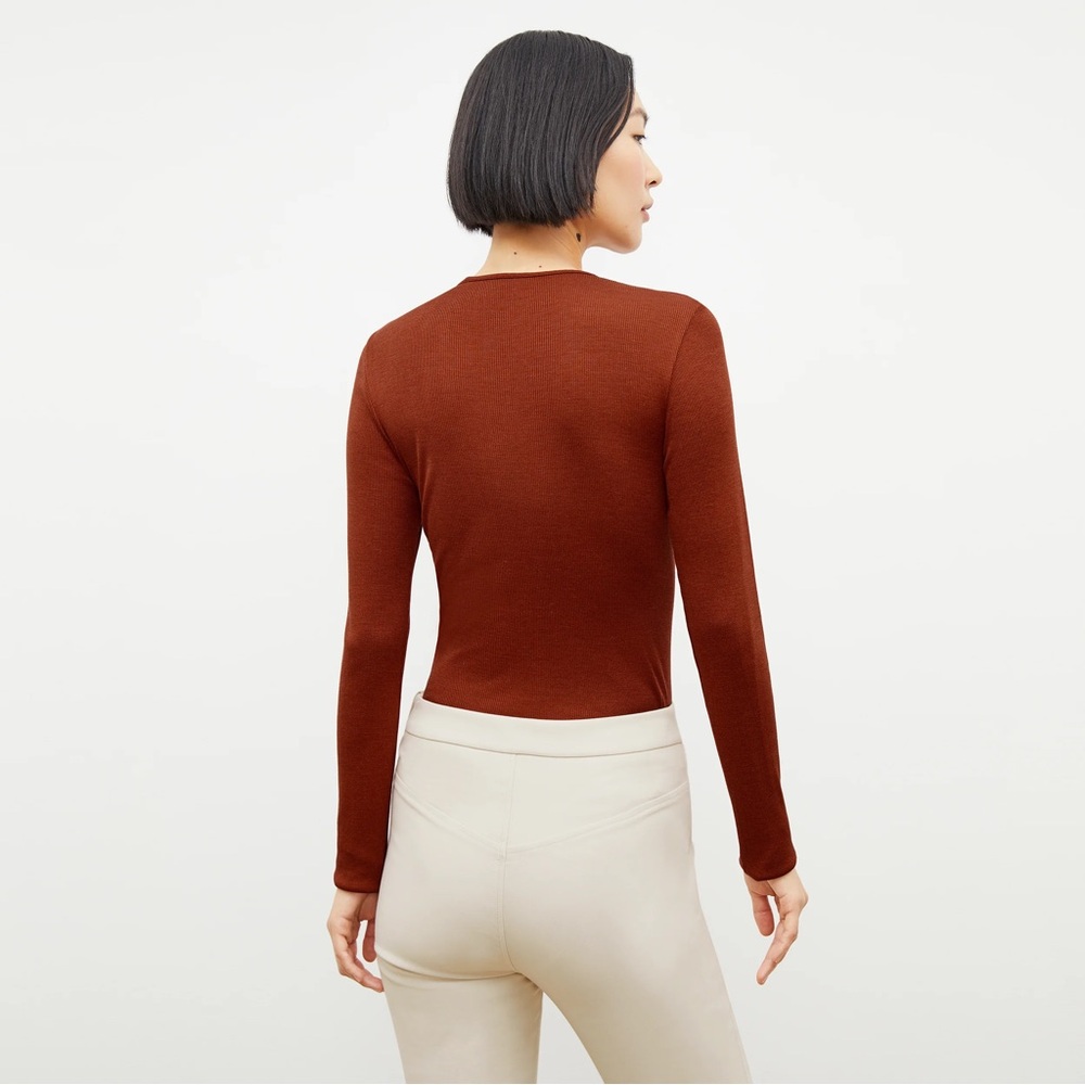 MM LaFleur The Foster Cigarette Pant - PowerStretch - Bone - Picture 6 of 7
